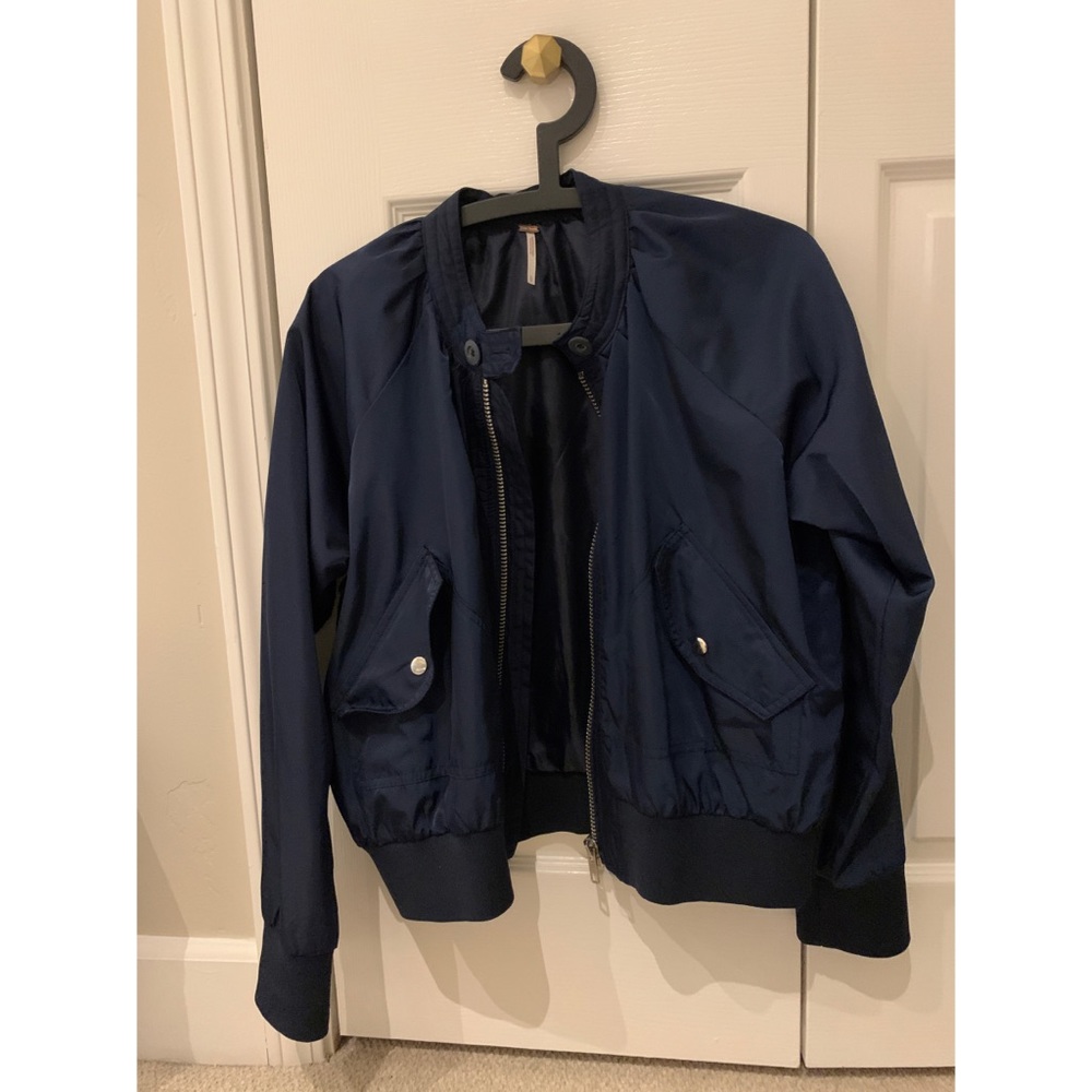 Free People Midnight Bomber Jacket